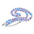 Unicorn Blue | Silver | Mermaid Glass Knotted Necklace
